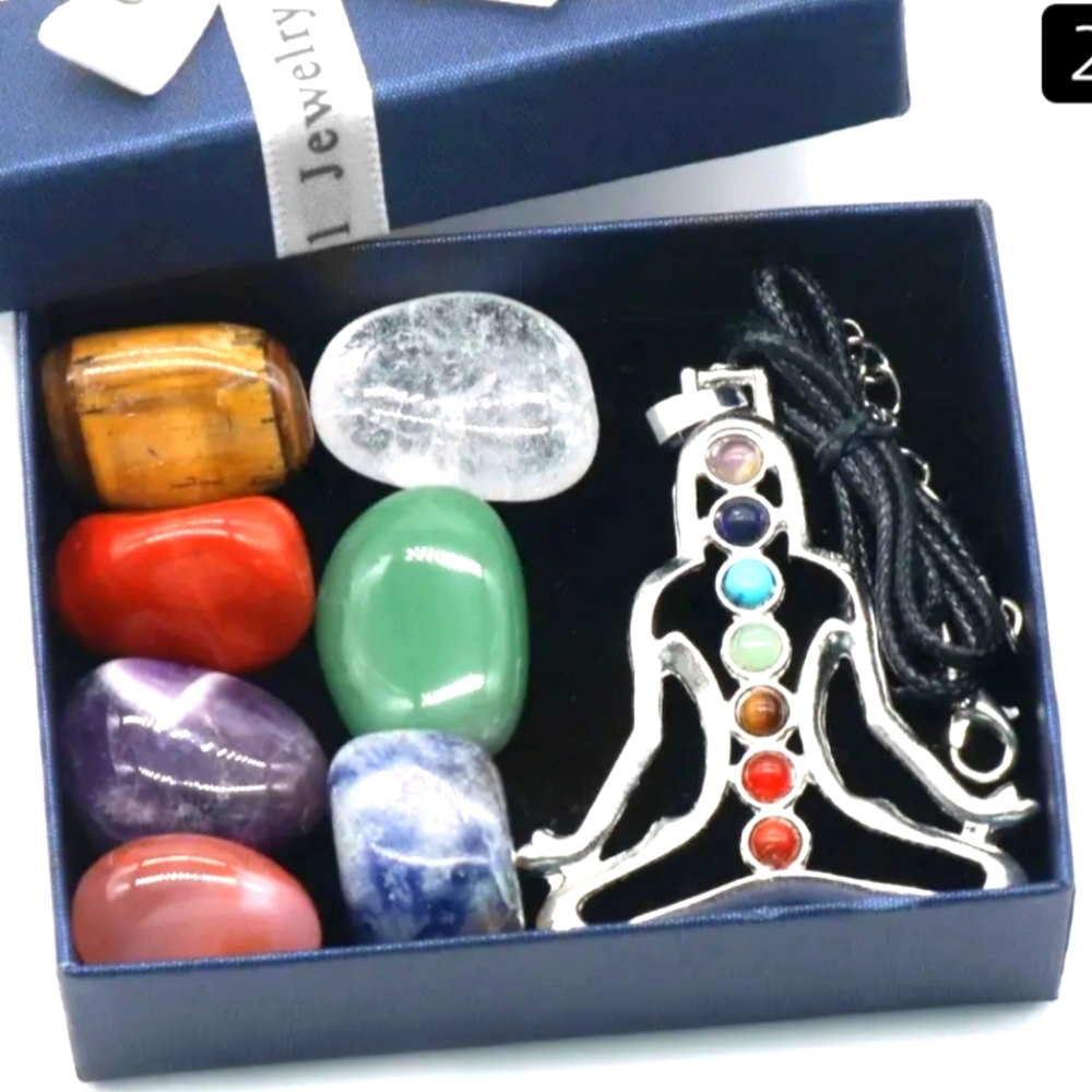 Chakra Gemstones Kit Set NWT